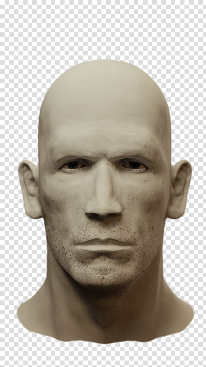 Rendering Face Blender Clay Skull, Face transparent background PNG clipart