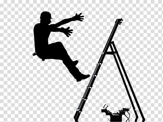 Lone worker Risk Safety Ladder Hazard, ladder transparent background PNG clipart