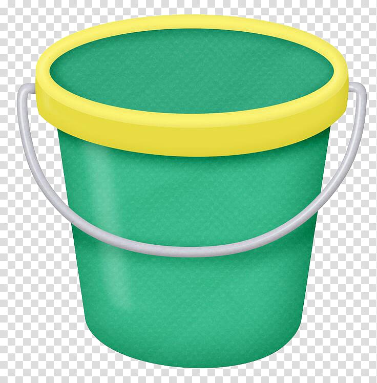Bucket Cleanliness Graphic design , Green bucket transparent background PNG clipart