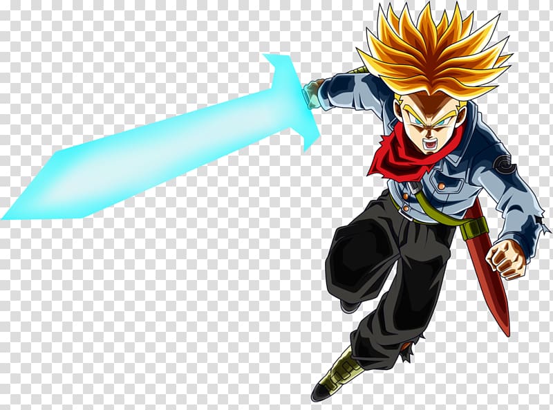 Trunks del Futuro Dragon Ball Super transparent background PNG