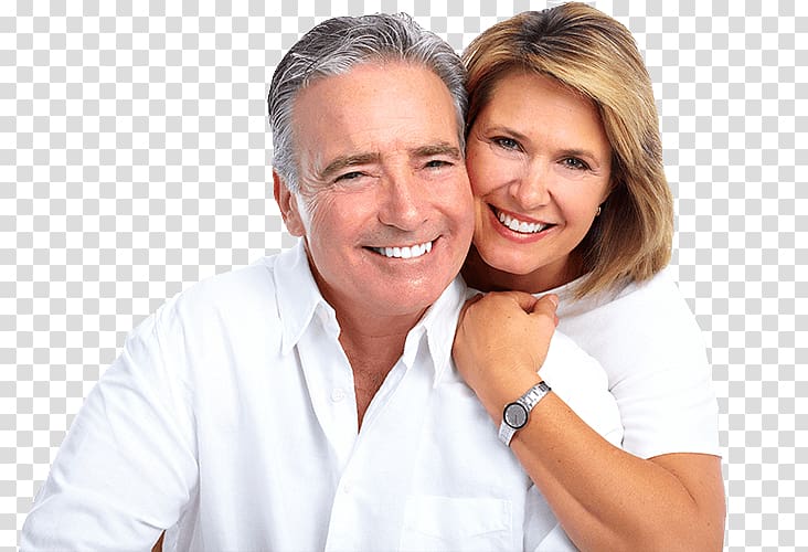 Cosmetic dentistry Dental implant Dentures, Elder couple transparent background PNG clipart