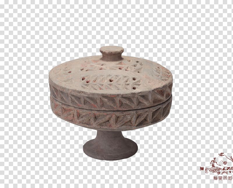 Ceramic Furnace Celadon Hill censer, the real stone inkstone transparent background PNG clipart