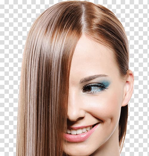 Blond Hair coloring Corte de cabello Woman, hair transparent background PNG clipart