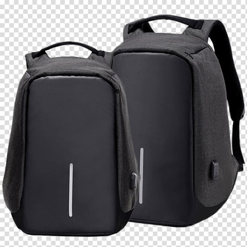 Battery charger Backpack USB Anti-theft system Laptop, anti theft backpack transparent background PNG clipart