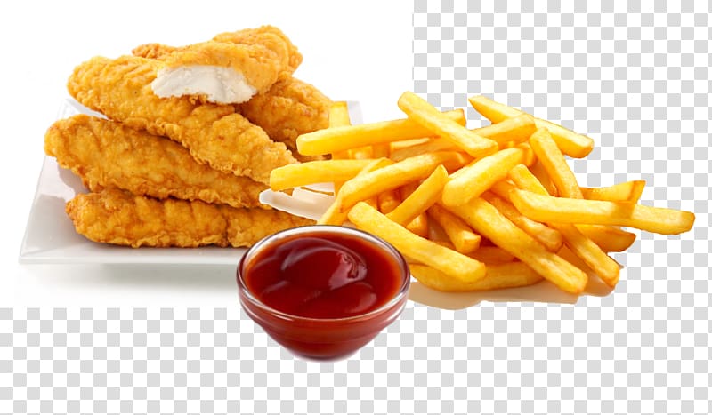 French fries Chicken fingers Chicken nugget Hamburger McDonald\'s Chicken McNuggets, chicken transparent background PNG clipart