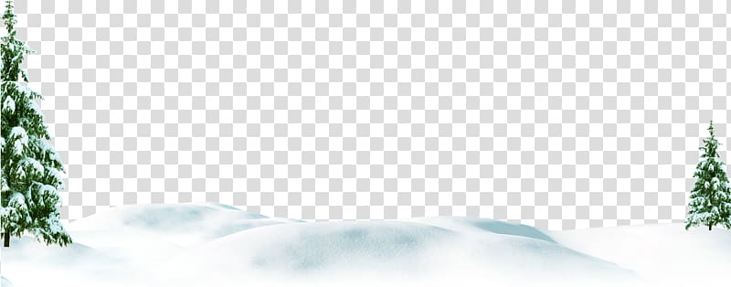 white simple snow trees border texture transparent background PNG clipart