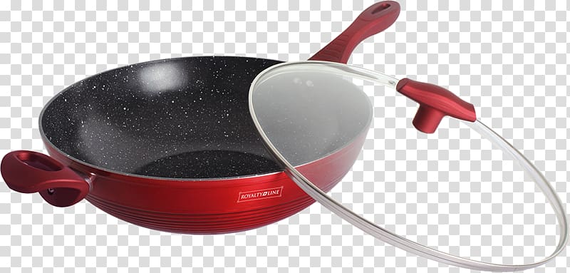 Frying pan Wok Cookware Kitchen Tableware, ceramic frying pan transparent background PNG clipart