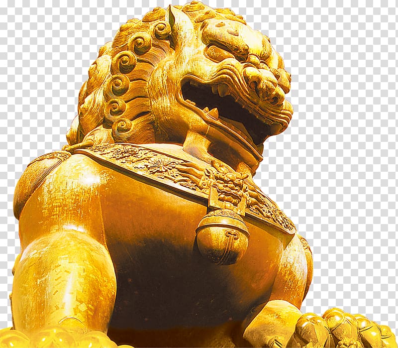 Beijing Business Public company, Lion Statue transparent background PNG clipart