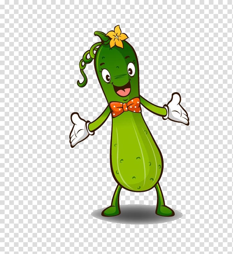 Cucumber Cartoon Poster, Cartoon cucumber transparent background PNG clipart