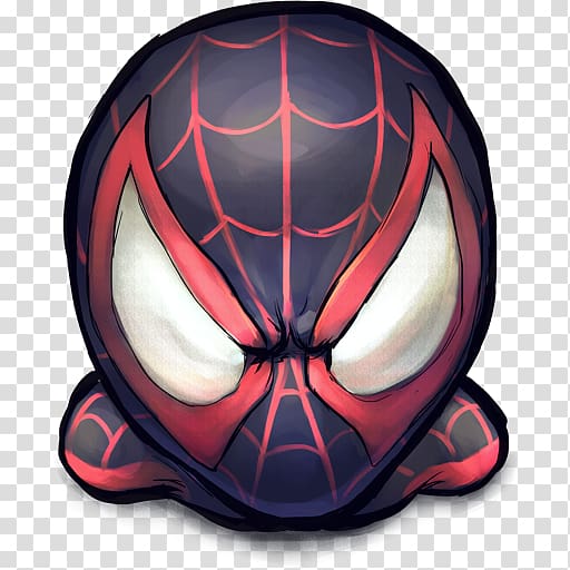 bicycle helmet protective gear in sports protective equipment in gridiron football motorcycle helmet, Comics Spiderman Morales, Marvel Spider-Man illustration transparent background PNG clipart