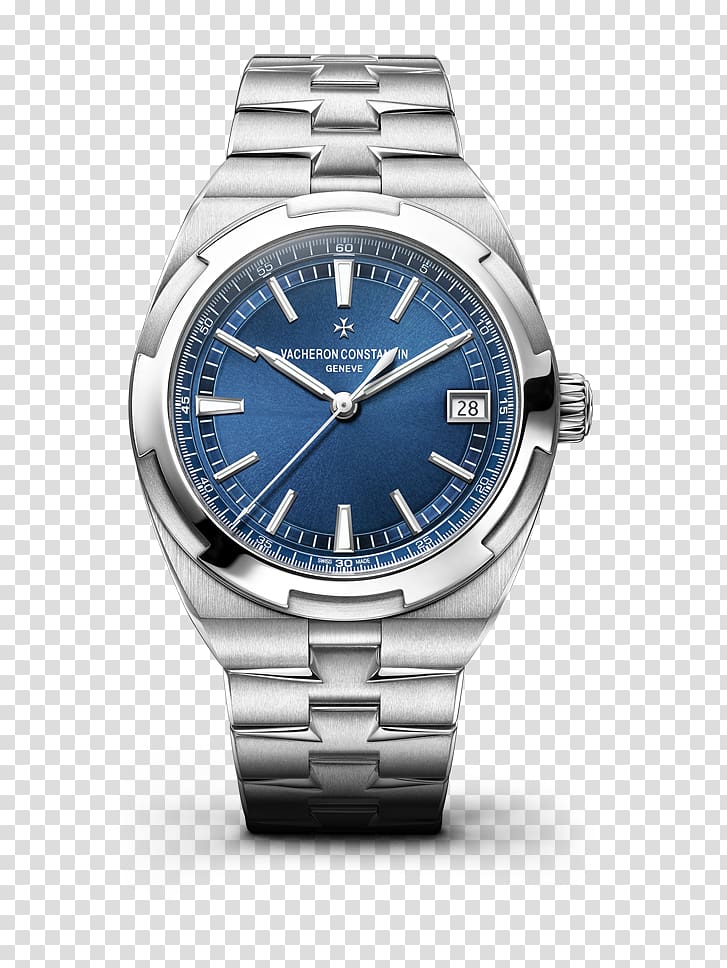 Vacheron Constantin Automatic watch Clock Chronograph, Vacheron Constantin watches men watch blue watch transparent background PNG clipart