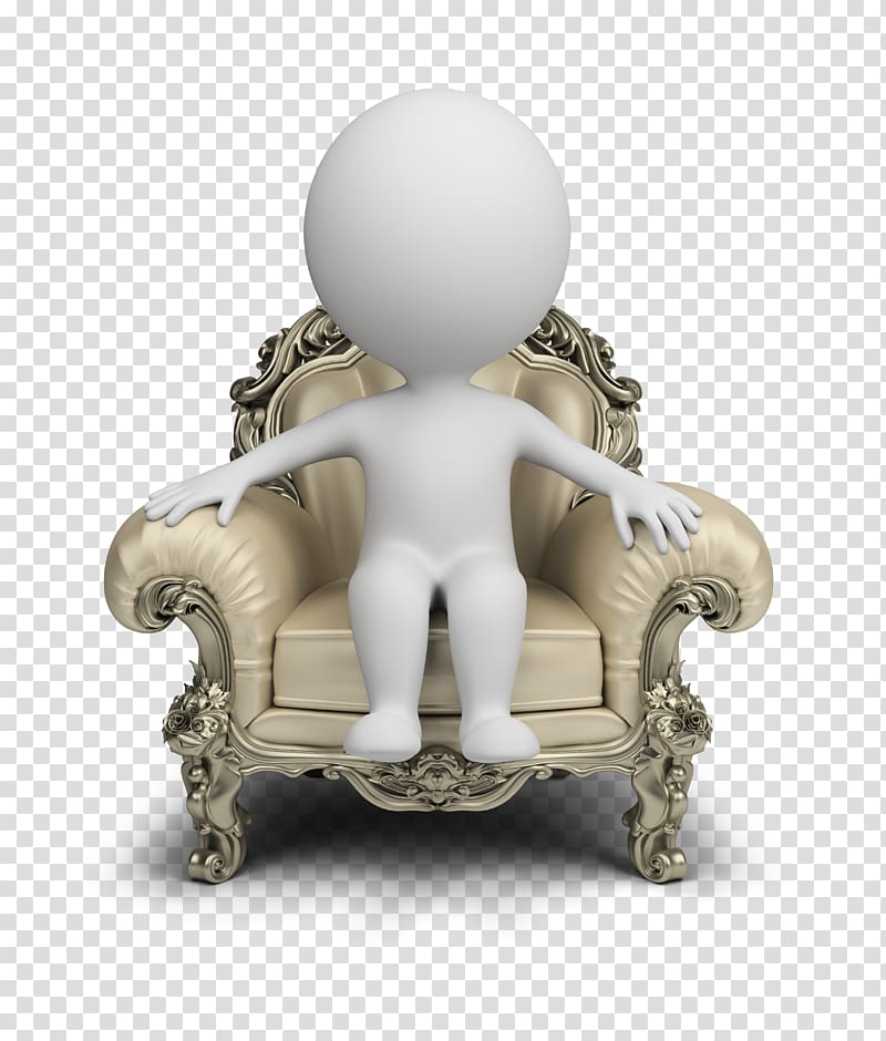 3D computer graphics , 3D character sitting on the sofa transparent background PNG clipart