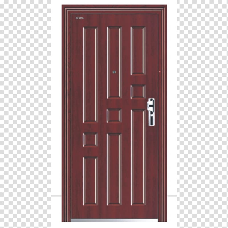 Wood stain Door Rectangle, security door transparent background PNG clipart