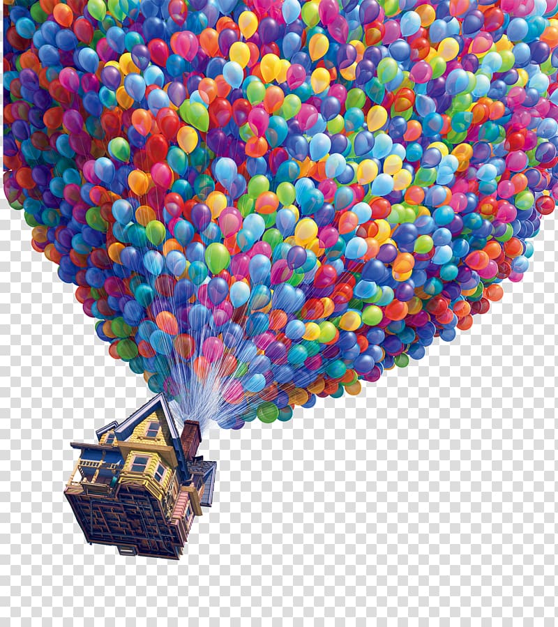 Up movie still screenshot, Film poster Pixar, balloon ...