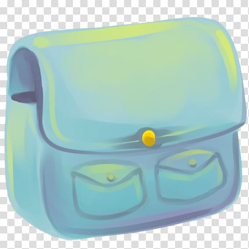 blue bag illustration, electric blue yellow plastic, Folder transparent background PNG clipart
