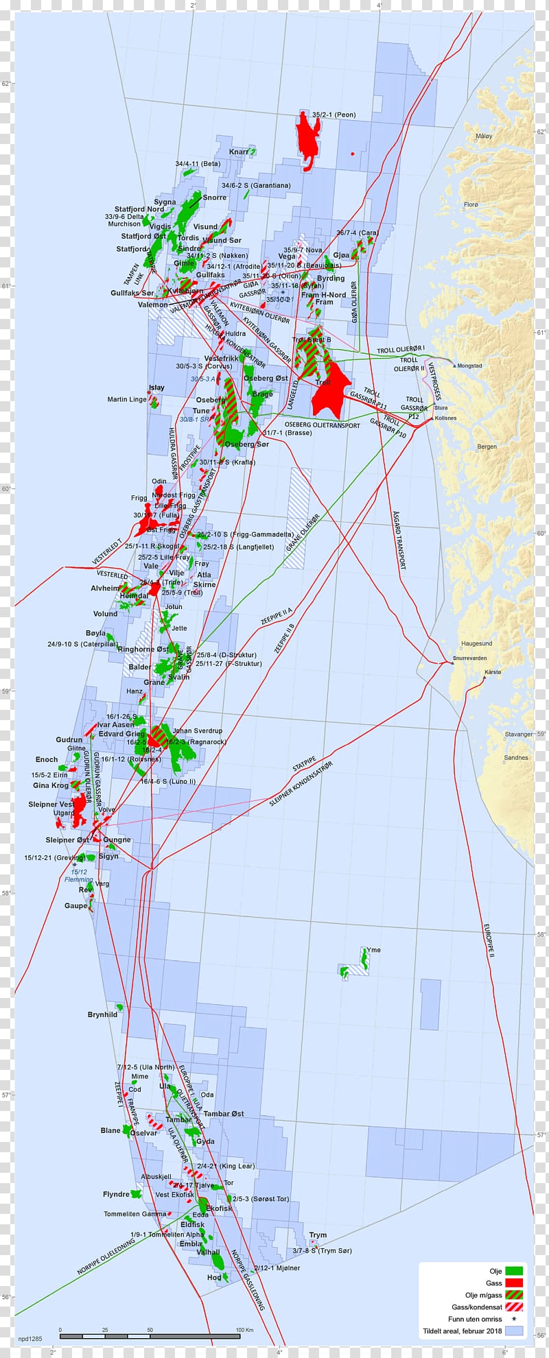 North Sea oil Ekofisk oil field Johan Sverdrup oil field Statfjord oil ...