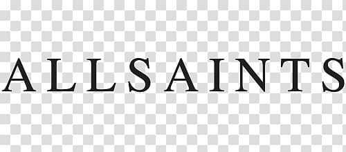 All Saints typed text, All Saints Logo transparent background PNG clipart