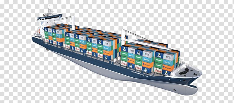 Container ship Damen Container Feeder 800 Heavy-lift ship Lighter aboard ship Panamax, Ship transparent background PNG clipart