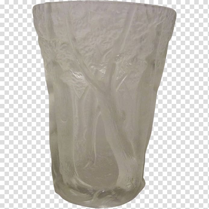 Vase Frosted glass Art Deco Bohemia, vase transparent background PNG clipart