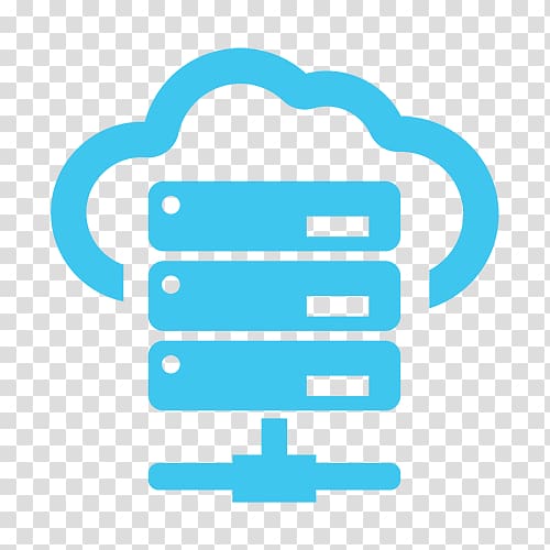 Computer Icons Computer Servers Cloud computing Virtual private server, Blue technology transparent background PNG clipart