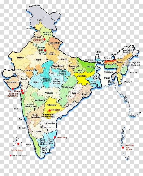 States and territories of India Andhra Pradesh Telangana United States Governors of states of India, united states transparent background PNG clipart