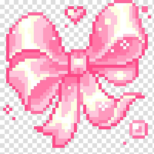 Pixel Bow Kavaii Drawing, others transparent background PNG clipart