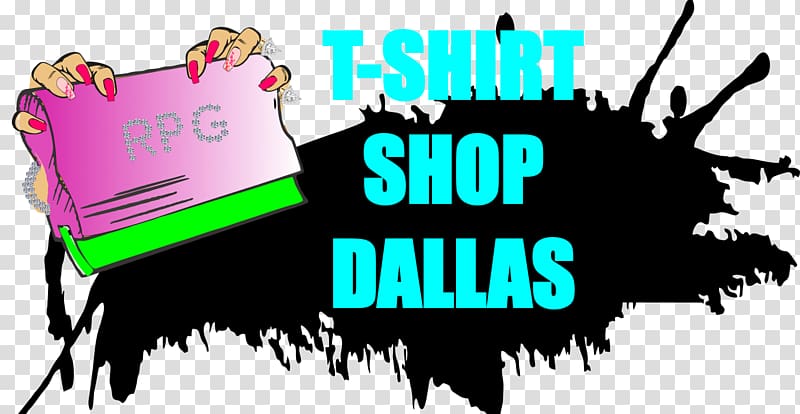 T-Shirt Shop Dallas Logo Printed T-shirt Printing, reunion design ideas transparent background PNG clipart