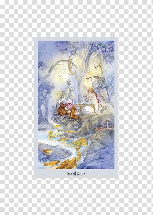 Shadowscapes Tarot Six of Cups Suit of cups Two of Cups, watercolor chakra transparent background PNG clipart
