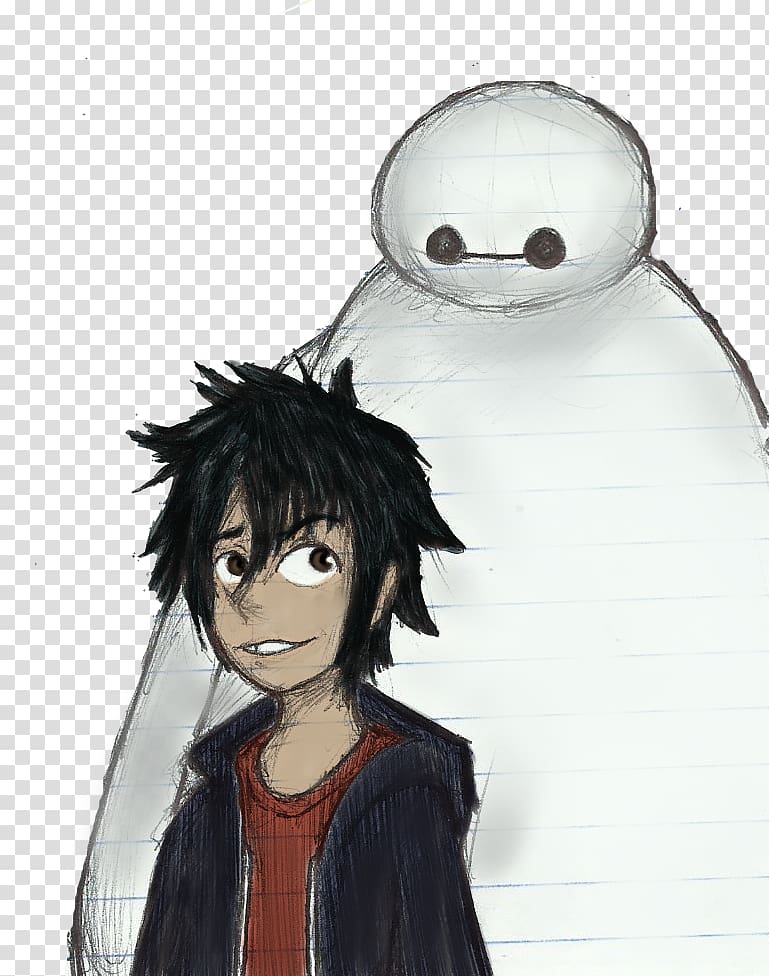 Black hair Character Animated cartoon, big hero 6: the series transparent background PNG clipart