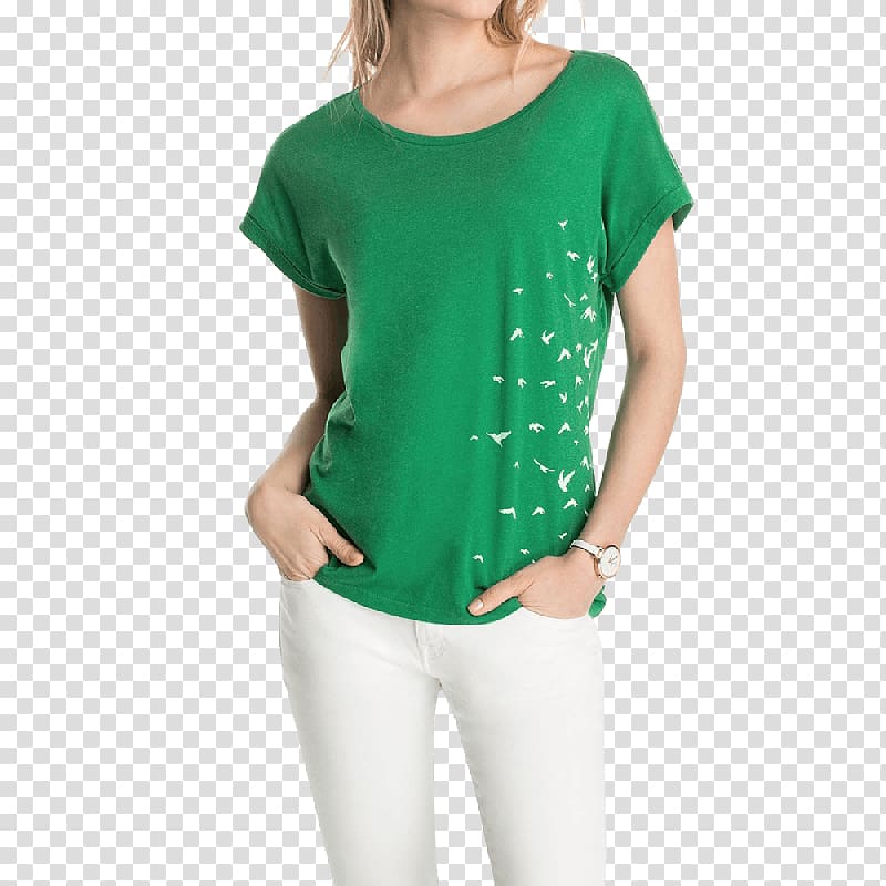 Bell sleeve T-shirt Fashion Crew neck, T-shirt transparent background PNG clipart