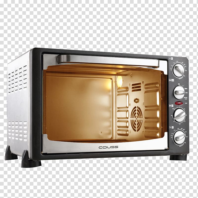 Oven Furnace Home appliance Fire Baking, COUSS household large capacity oven transparent background PNG clipart