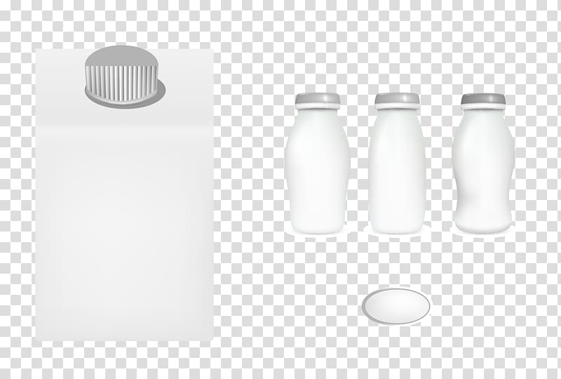 Water bottle Glass bottle Plastic bottle, bottle of whole milk transparent background PNG clipart