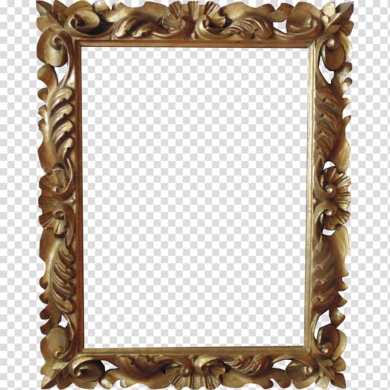 Frames Painting Wood carving Mirror, painting transparent background PNG clipart