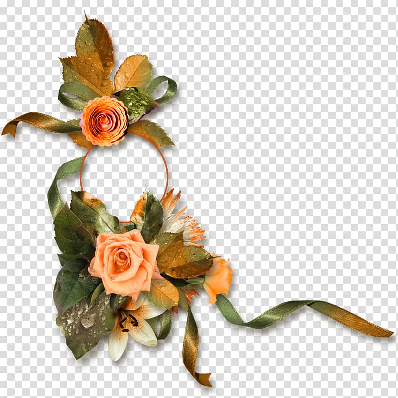 orange roses border illustratio n, Floral design Cut flowers Flower bouquet Artificial flower, flower transparent background PNG clipart