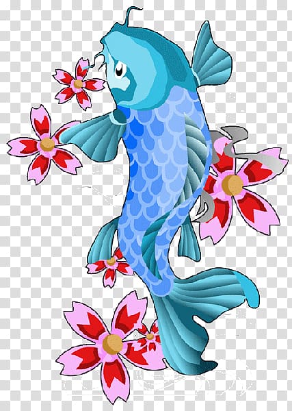 Butterfly Koi Tattoo Flash Fish, koi fish transparent background PNG clipart