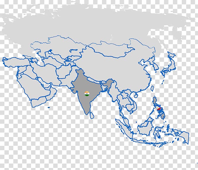 East Asia World map Blank map, map transparent background PNG clipart