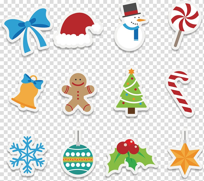Christmas Euclidean Icon Cute Cartoon Christmas Icon Transparent Background Png Clipart Hiclipart
