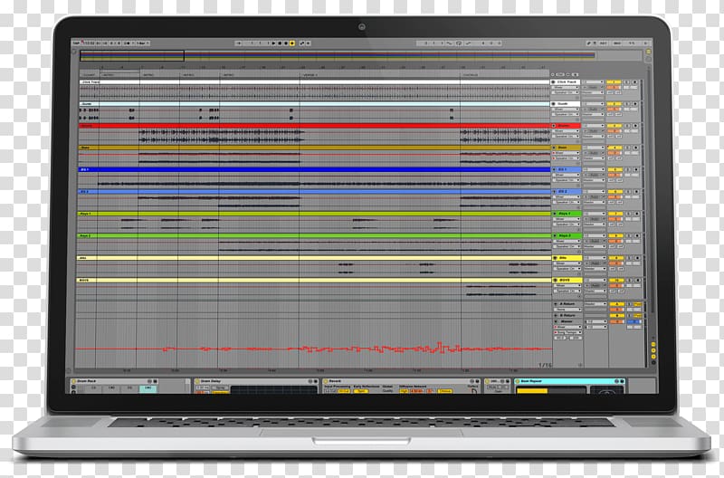 Multitrack recording Ableton Live Gospel music Computer Software, Live Performance transparent background PNG clipart