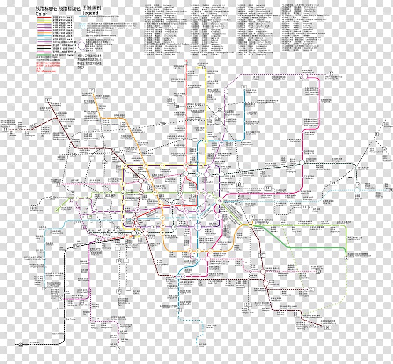 Rapid transit Shanghai Metro Map Beijing, map transparent background PNG clipart