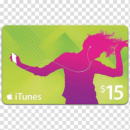Gift card iTunes Apple Voucher, Itunes gift card transparent background PNG clipart