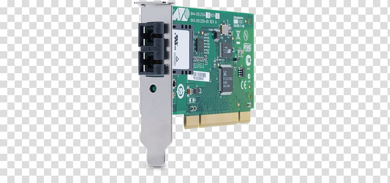 TV Tuner Cards & Adapters Network Cards & Adapters Allied Telesis 32 Bit 100mbps Fast Ethernet Fiber Adapter Card; St Connector; Includes Both Standard And Low Profile Brackets; Single Pack Allied AT FAST E/NET PCI 100MBPS SC New version, others transparent background PNG clipart