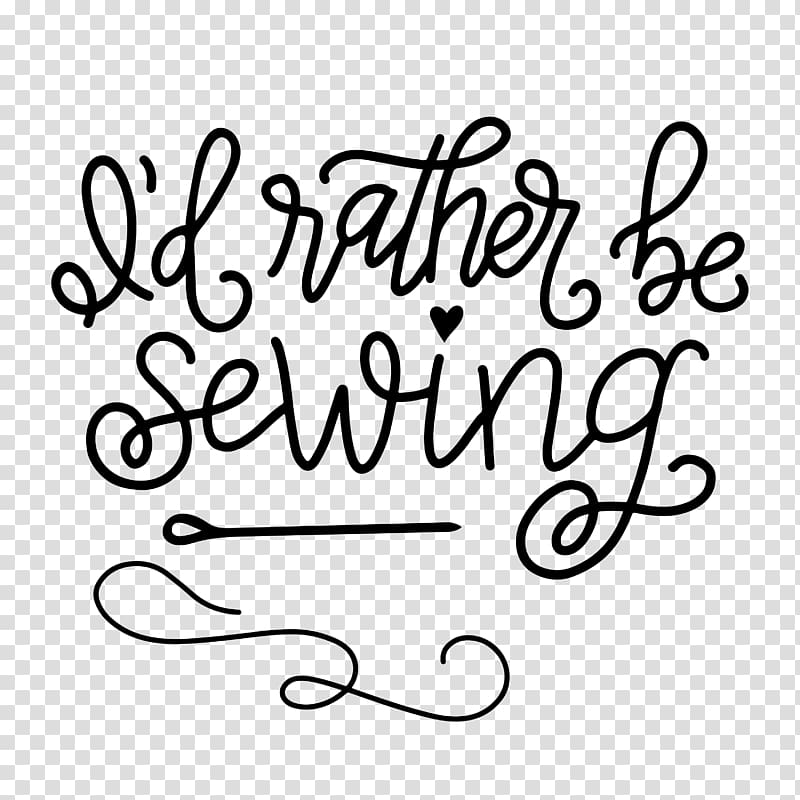 Cricut Sewing Machines Calligraphy , hand embroidery transparent background PNG clipart