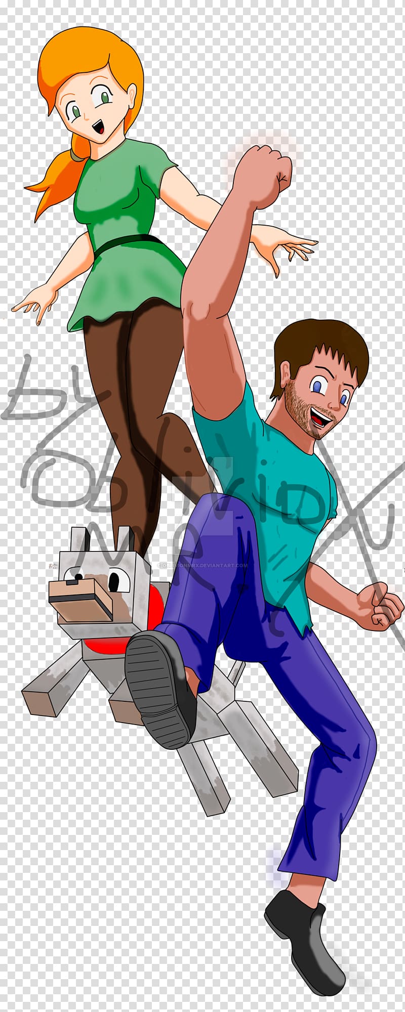 Minecraft: Story Mode Herobrine Drawing Fan art, steve borden transparent background PNG clipart