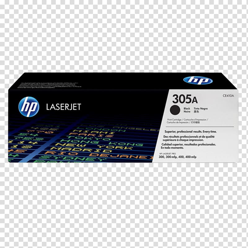 HP 305A Toner Cartridge HP 305A Black LaserJet Toner Cartridge Hewlett-Packard, hewlett-packard transparent background PNG clipart
