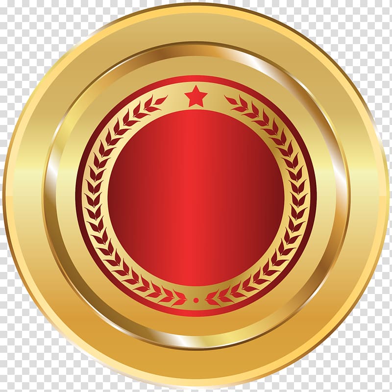 round gold and red frame illustration, Translam Institute of Technology and Management Information Technology Disaster Resource Center (ITDRC) Information Technology Disaster Resource Center (ITDRC), Gold Red Seal Badge transparent background PNG clipart