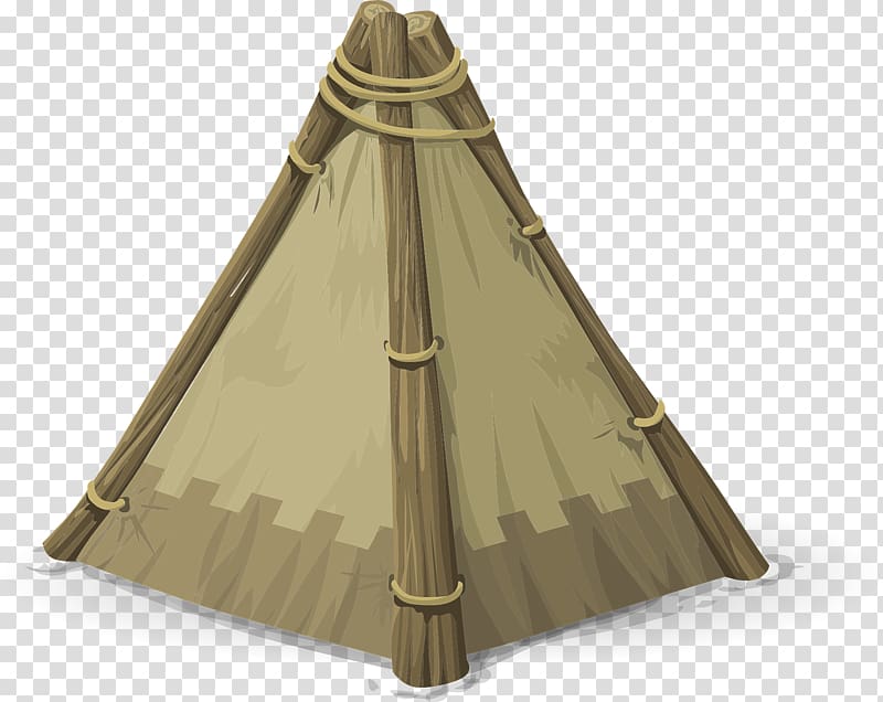 Tipi Tent Native Americans in the United States , Warrior tent transparent background PNG clipart