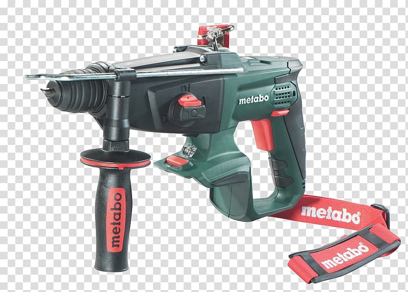 Hammer drill SDS Cordless Augers Metabo, hammer transparent background PNG clipart
