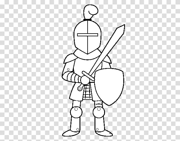 Middle Ages Knight Drawing Chivalry Castle, Knight transparent background PNG clipart
