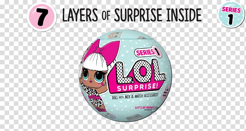 L.O.L. Surprise! Confetti Pop Series 3 MGA Entertainment L.O.L. Surprise! Series 1 Mermaids Doll L.O.L. Surprise! Big Surprise Toy, lol suprise transparent background PNG clipart