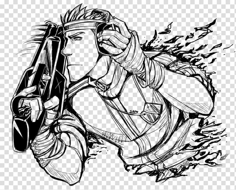 Line art Comics artist Sketch, tf2 scout fanart transparent background PNG clipart